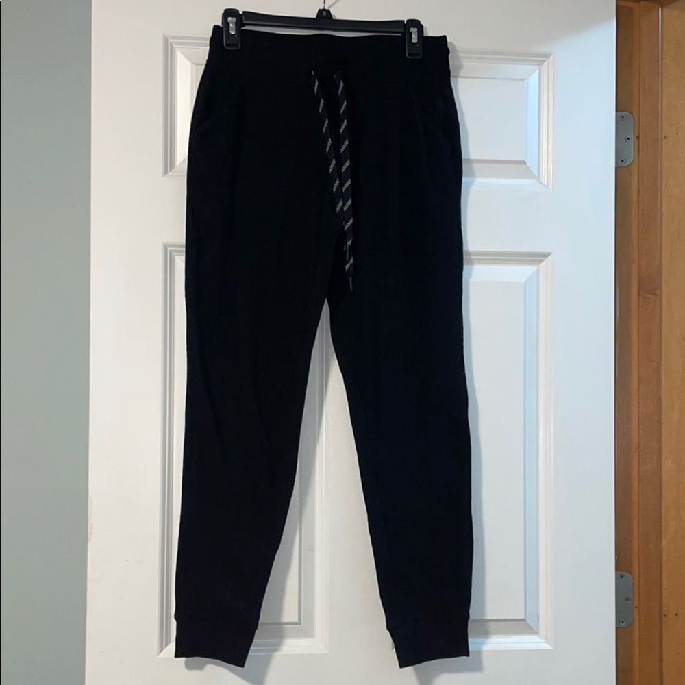 Marc New York Black Jogger Track Pants with Drawstring Waist